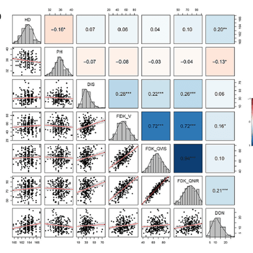 Integrating genomics, phenomics, and deep learning improves the predictive ability for Fusarium head blight-related traits in winter wheat